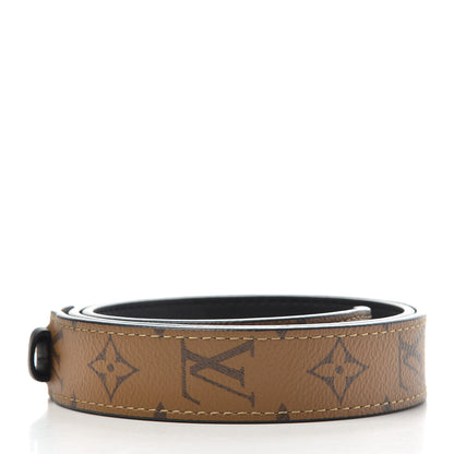 Louis Vuitton Reverse Monogram Bandouliere Shoulder Strap XL Black 2 of 6