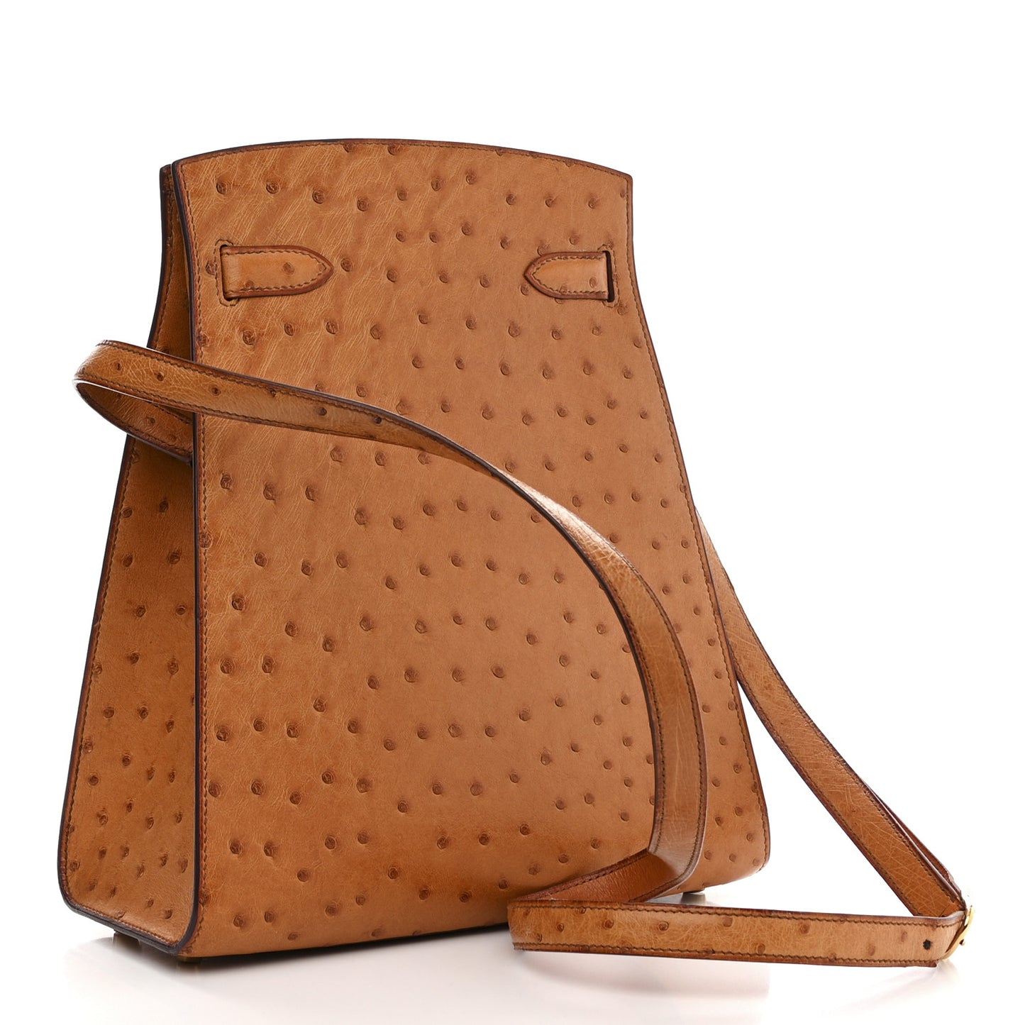 Ostrich Kelly Sport PM Gold