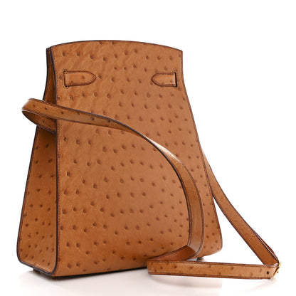 Hermes Ostrich Kelly Sport PM Gold 3 of 13