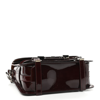 Proenza Schouler Patent Mini PS11 Classic Shoulder Bag Burgundy 4 of 10