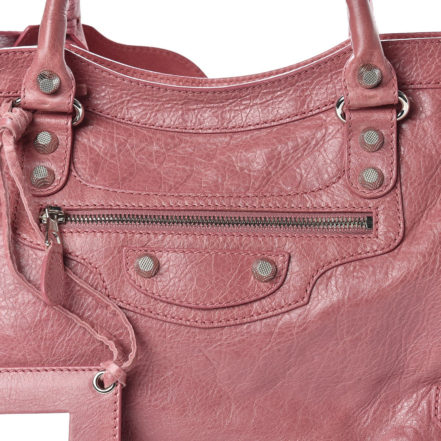 Agneau Giant 12 Silver Hardware City Rose Bruyere