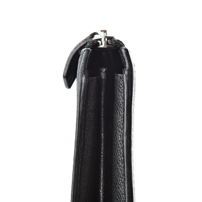 Givenchy Sugar Goatskin Pandora Half Zip Long Wallet Black 15 of 15