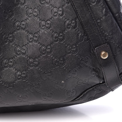 Gucci Guccissima Medium Abbey Shoulder Bag Black 14 of 16