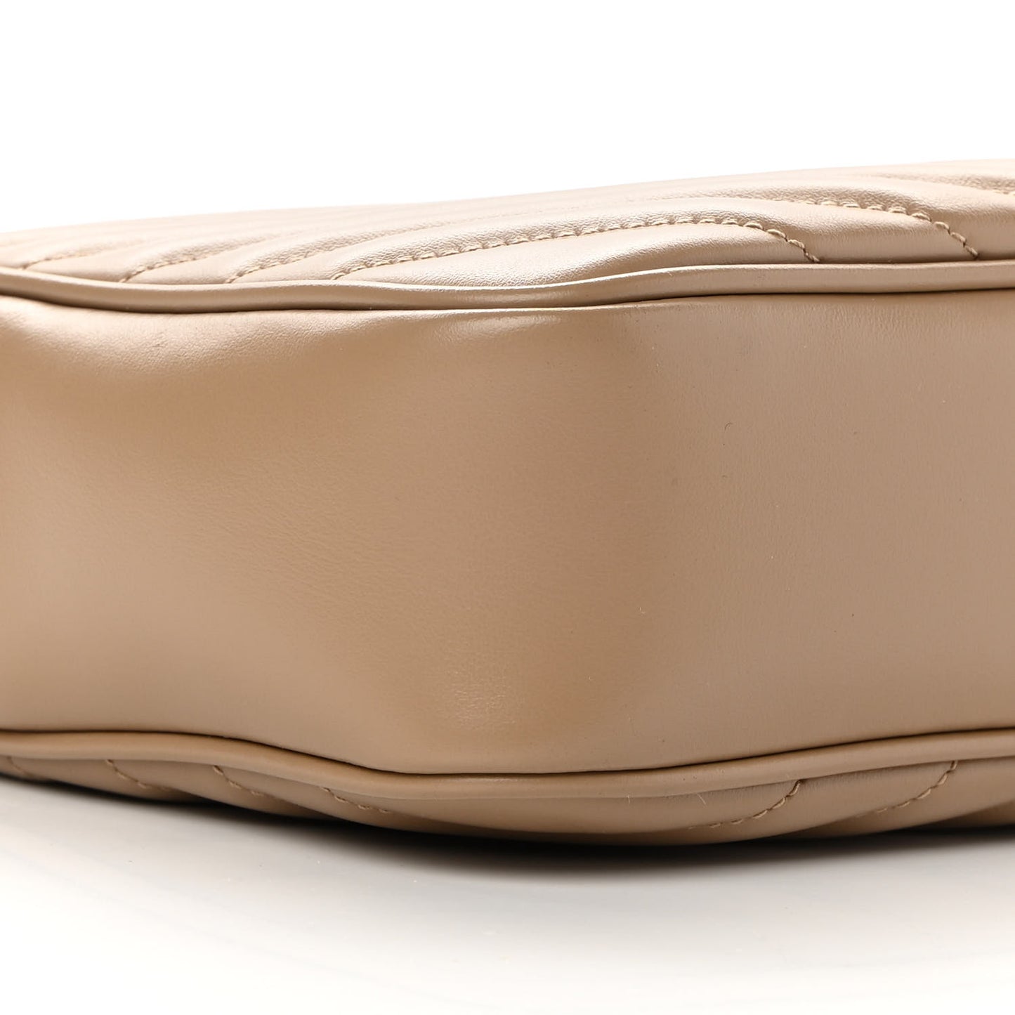 Calfskin Matelasse Monogram Lou Camera Bag Dark Beige