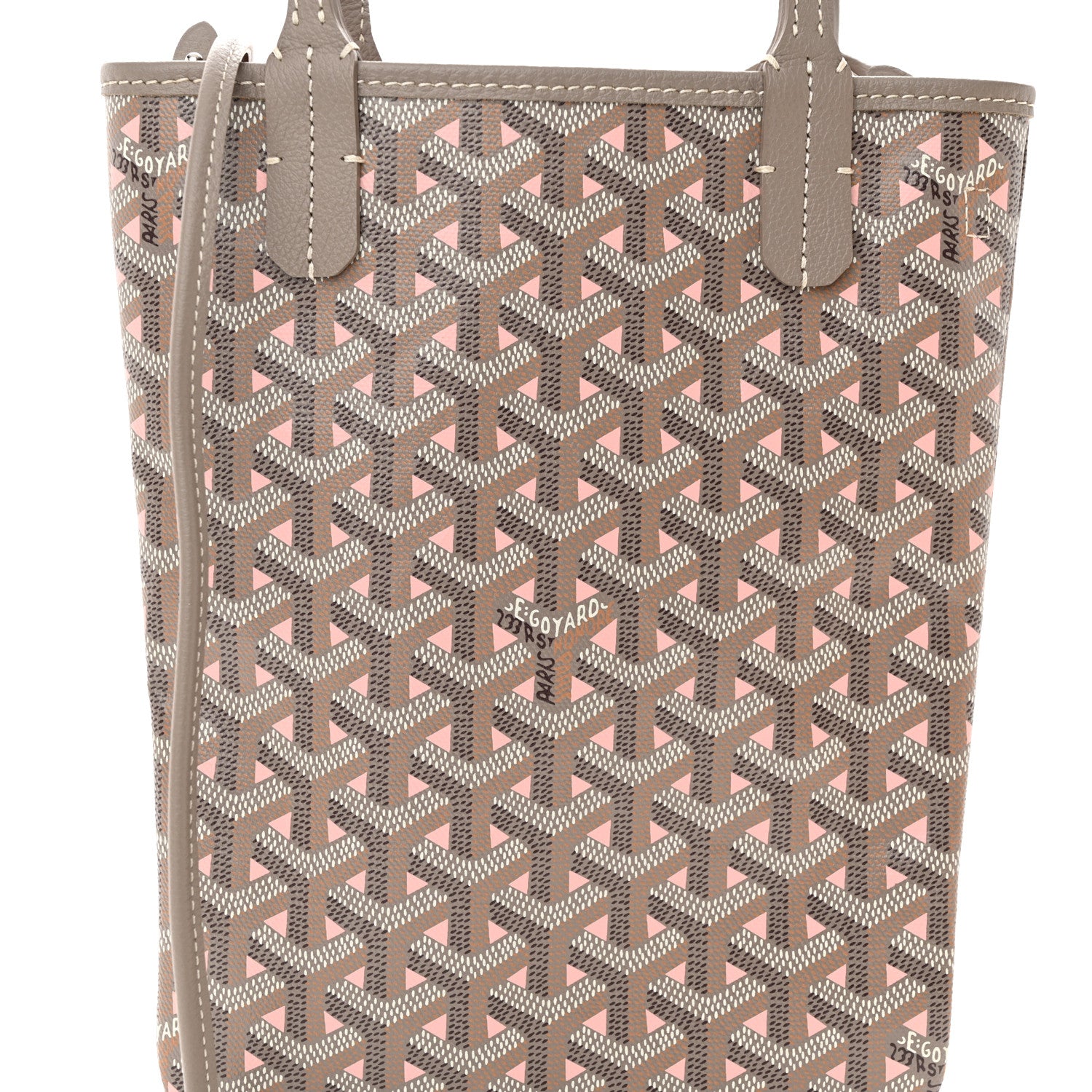 Goyard Goyardine Poitiers Claire Voie Tote Grege Powder Pink 8 of 10