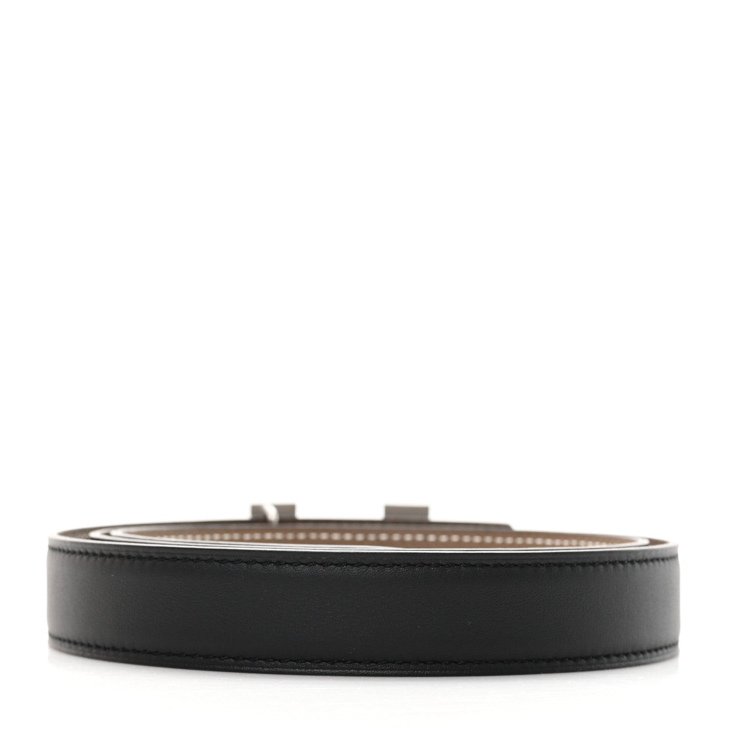 Hermes Swift Epsom 24mm Mini Constance H Belt 90 Black Etoupe 2 of 5