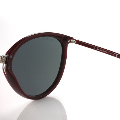 Chanel Acetate Butterfly Winter Sunglasses 5382 Dark Red 9 of 9