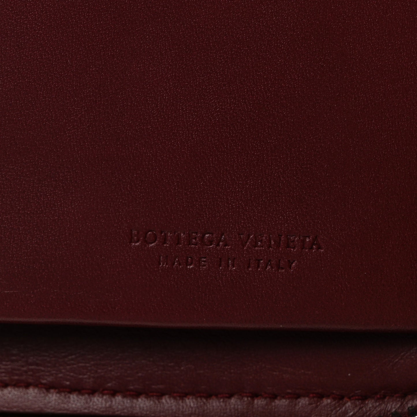 Nappa Intrecciato Travel Organizer Wallet Red