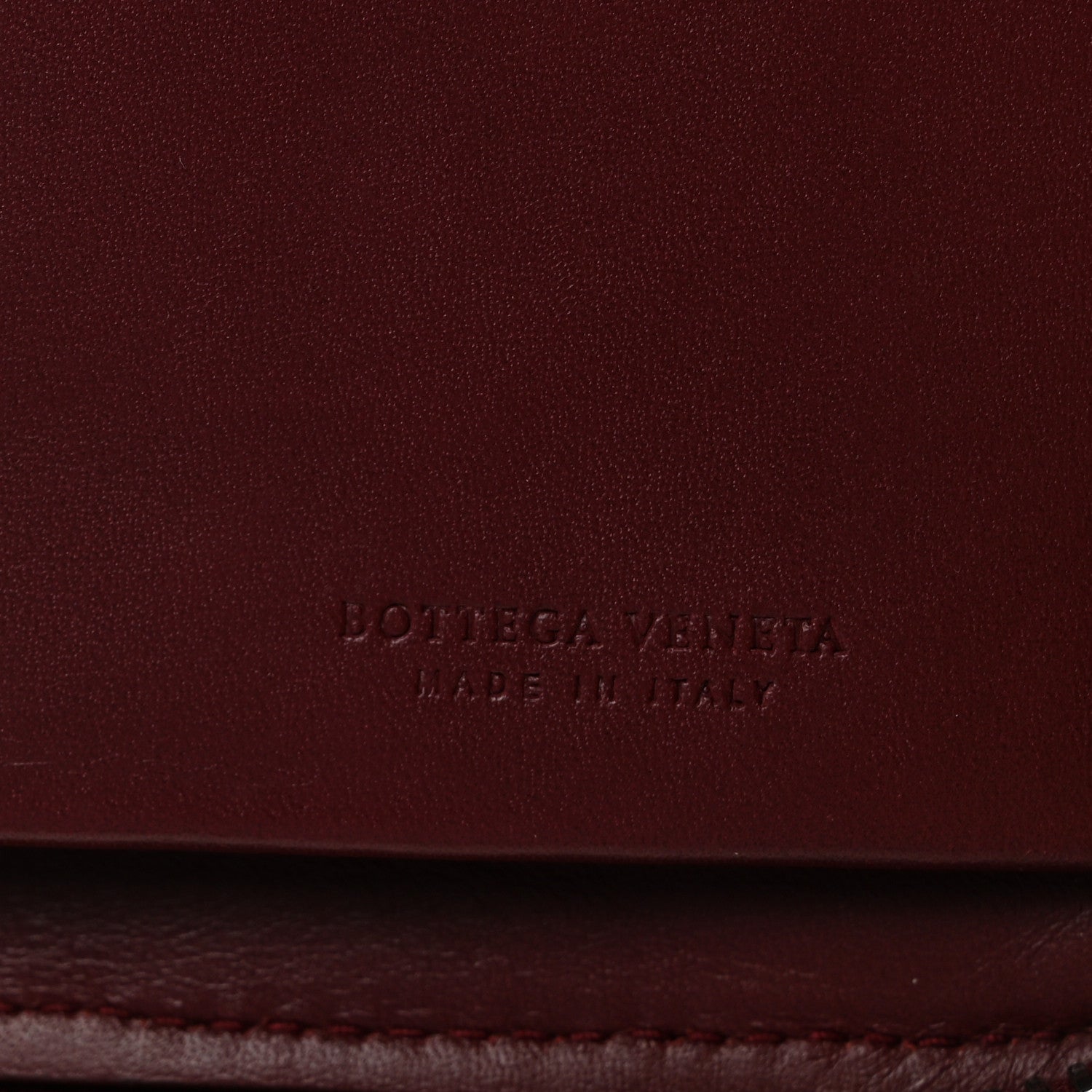 Bottega Veneta Nappa Intrecciato Travel Organizer Wallet Red 6 of 7