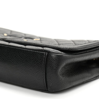 Chanel Caviar Quilted Medium CC Filigree Flap Black 10 of 15