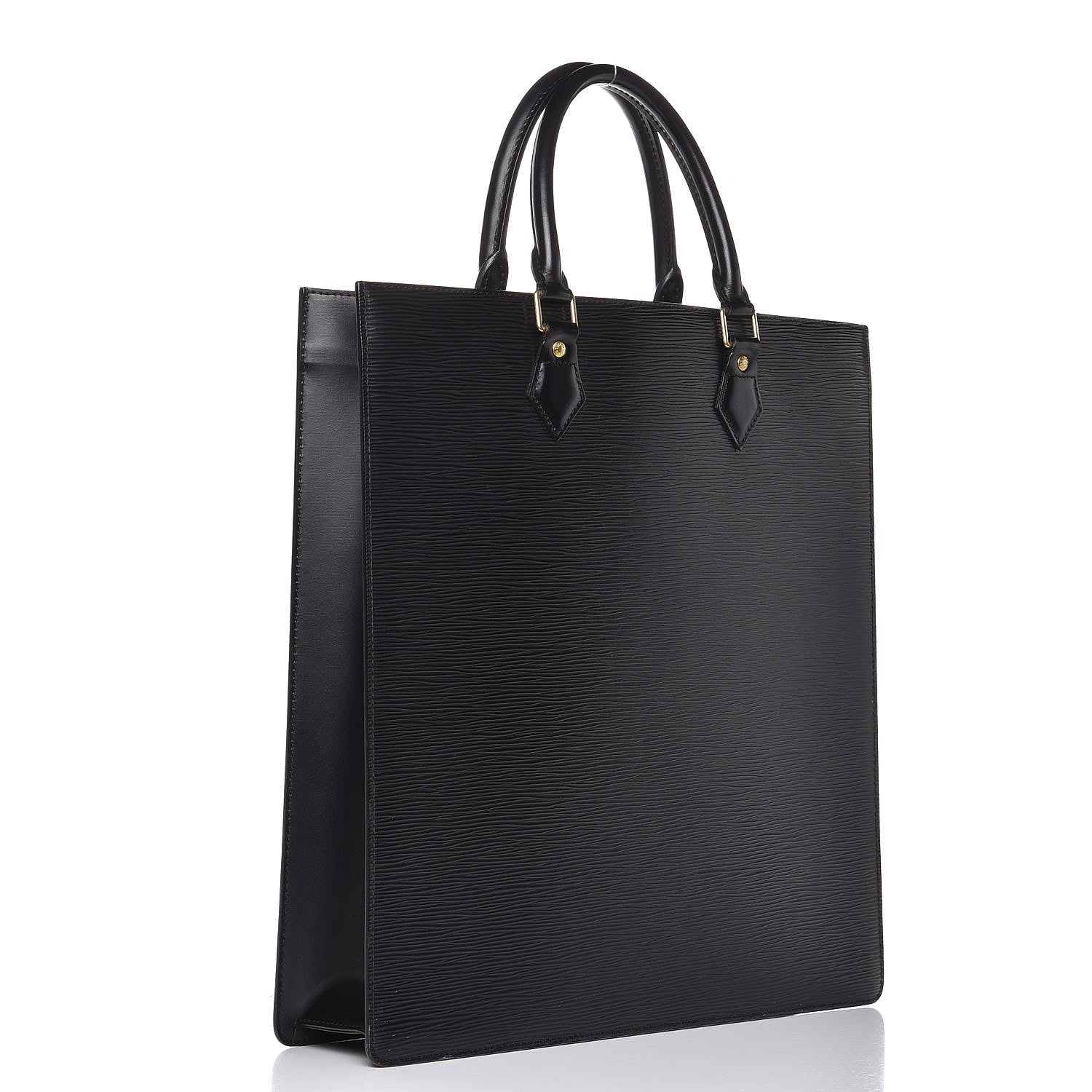 Louis Vuitton Epi Sac Plat GM Black 3 of 16