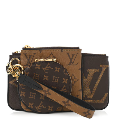 Louis Vuitton Reverse Monogram Giant Trio Pouch 1 of 6