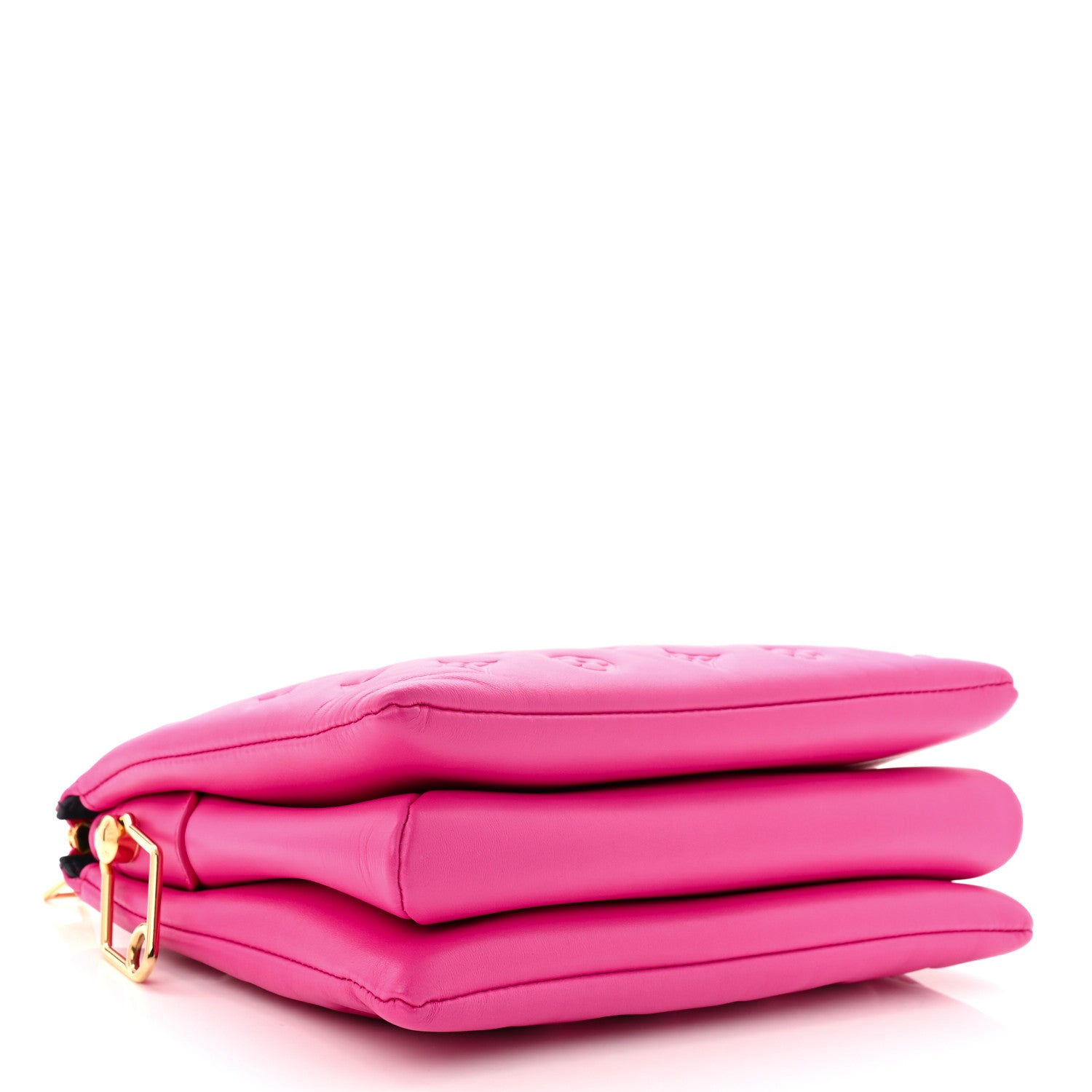 Louis Vuitton Lambskin Embossed Monogram Coussin PM Rose Miami 4 of 10