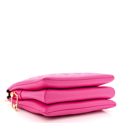 Louis Vuitton Lambskin Embossed Monogram Coussin PM Rose Miami 4 of 10