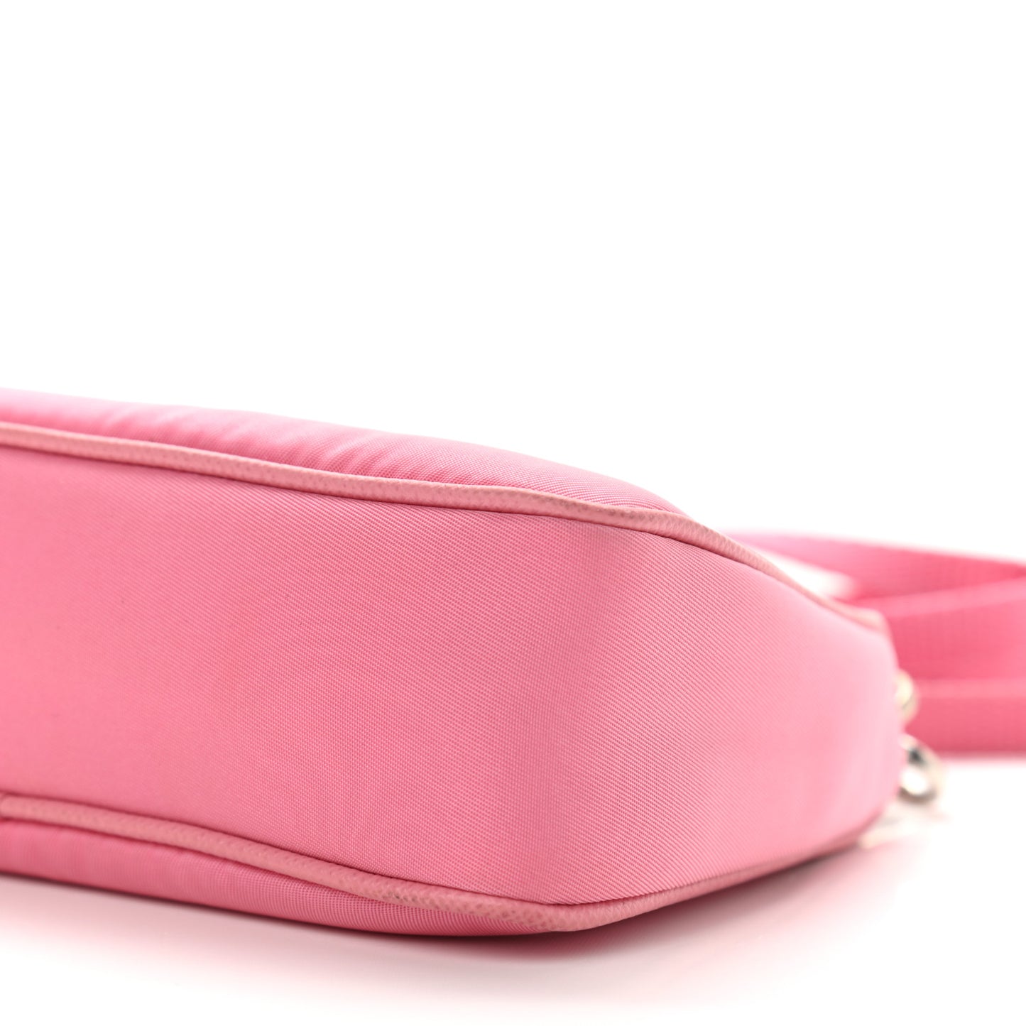 Tessuto Nylon Saffiano Mini Re-Edition 2000 Shoulder Bag Begonia