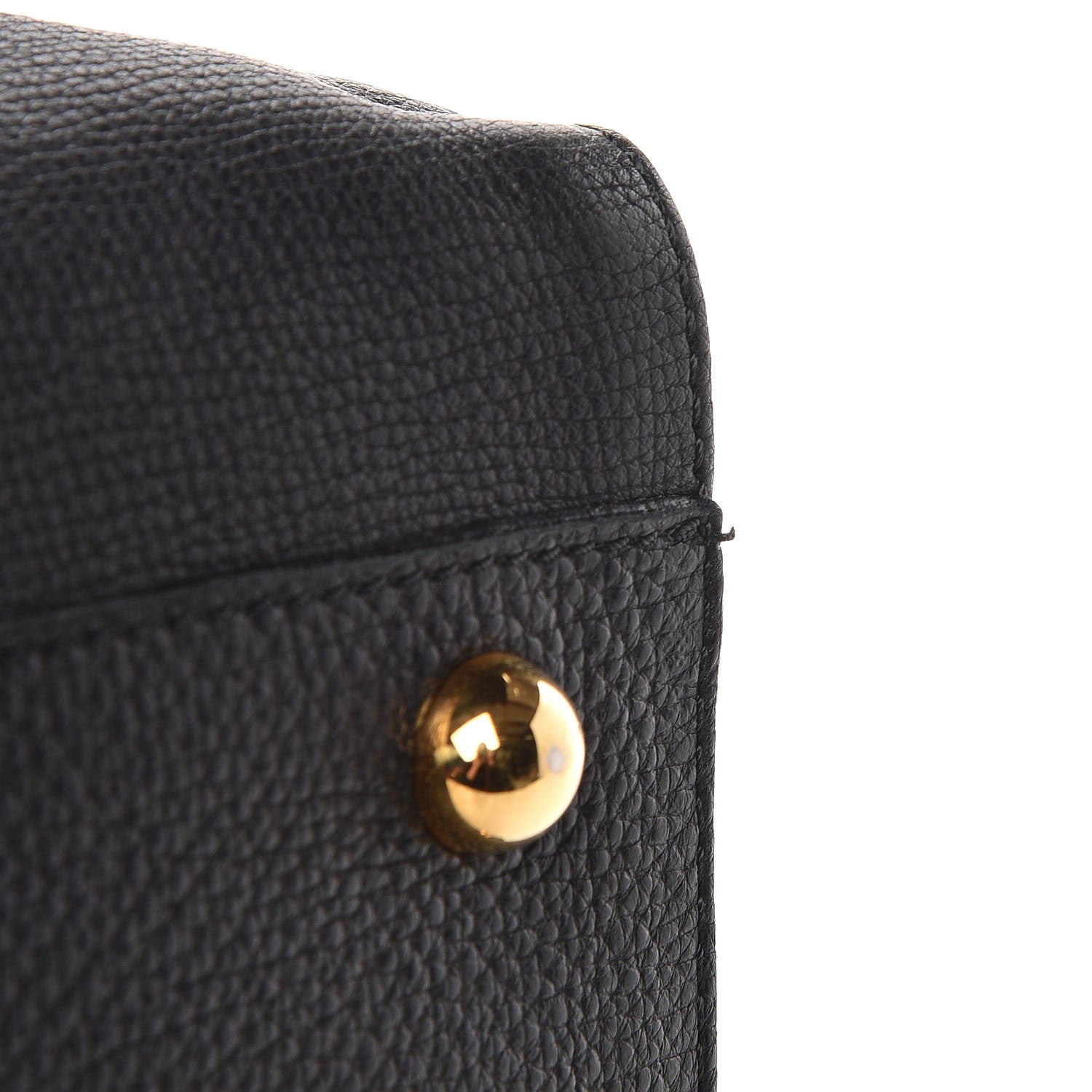 Burberry Grainy Calfskin House Check Small Canterbury Black 9 of 9