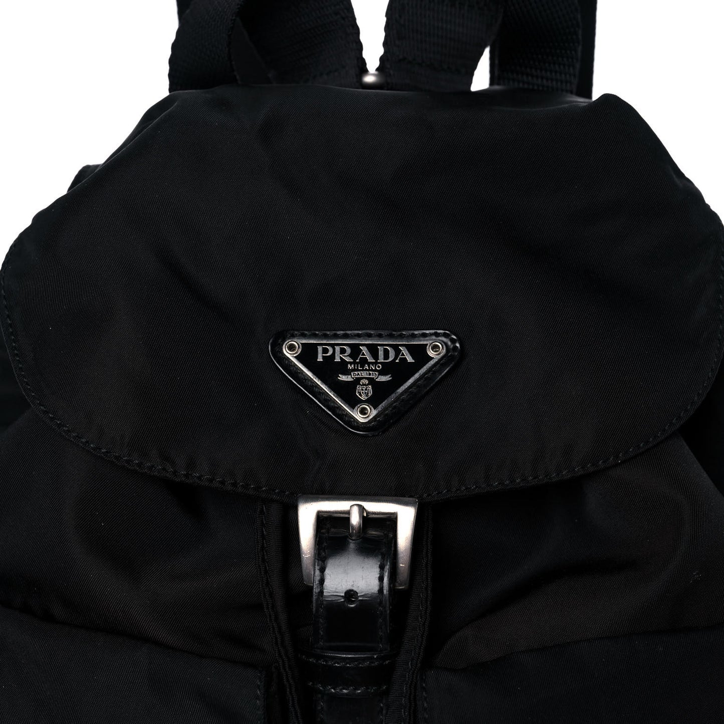 Tessuto Nylon Vela Small Backpack Black
