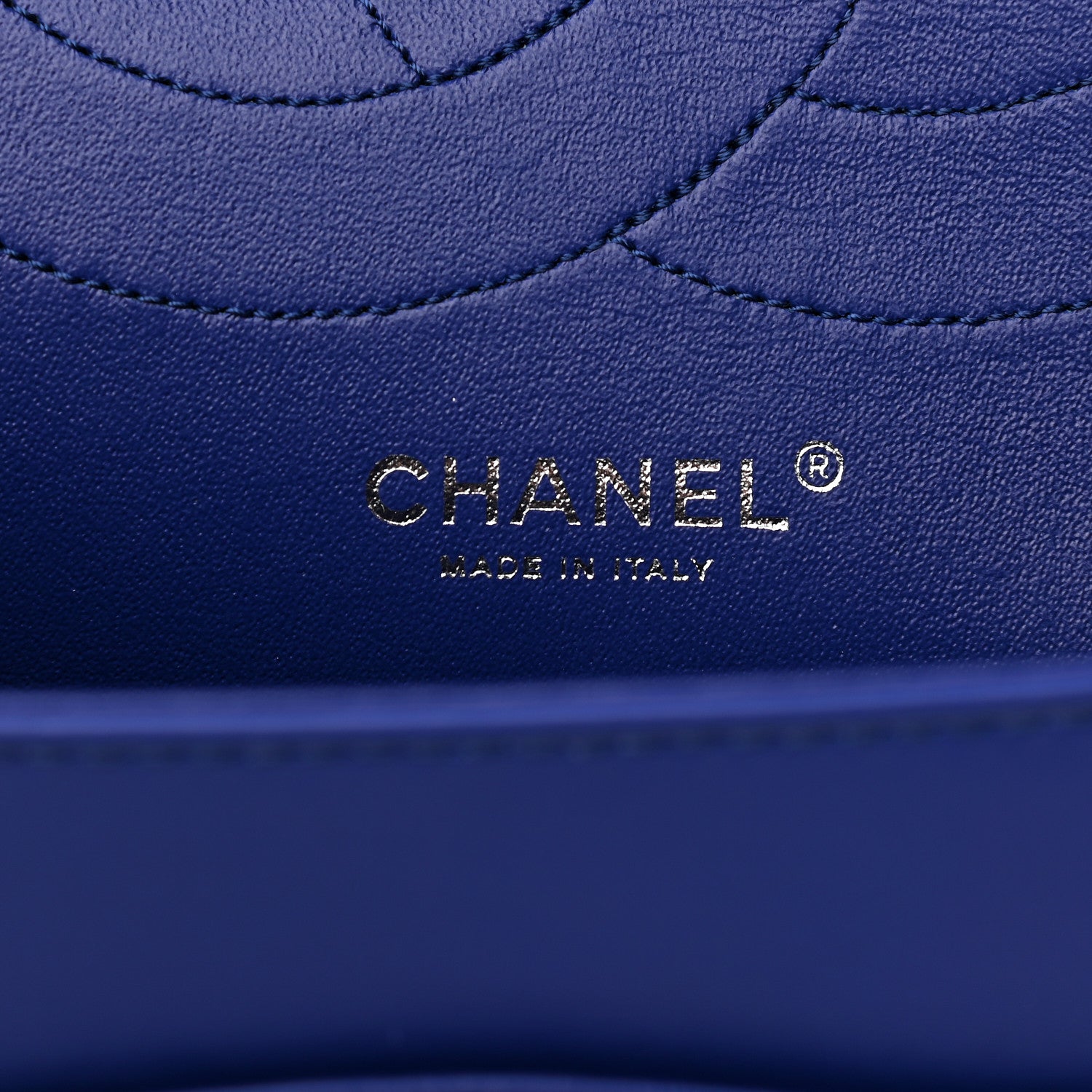 Chanel Patent Caviar Quilted 2.55 Reissue 227 Flap Royal Blue 6 of 10