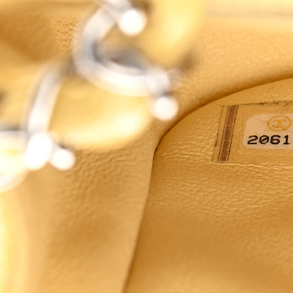 Chanel Patent Quilted Mini Square Flap Yellow 7 of 14