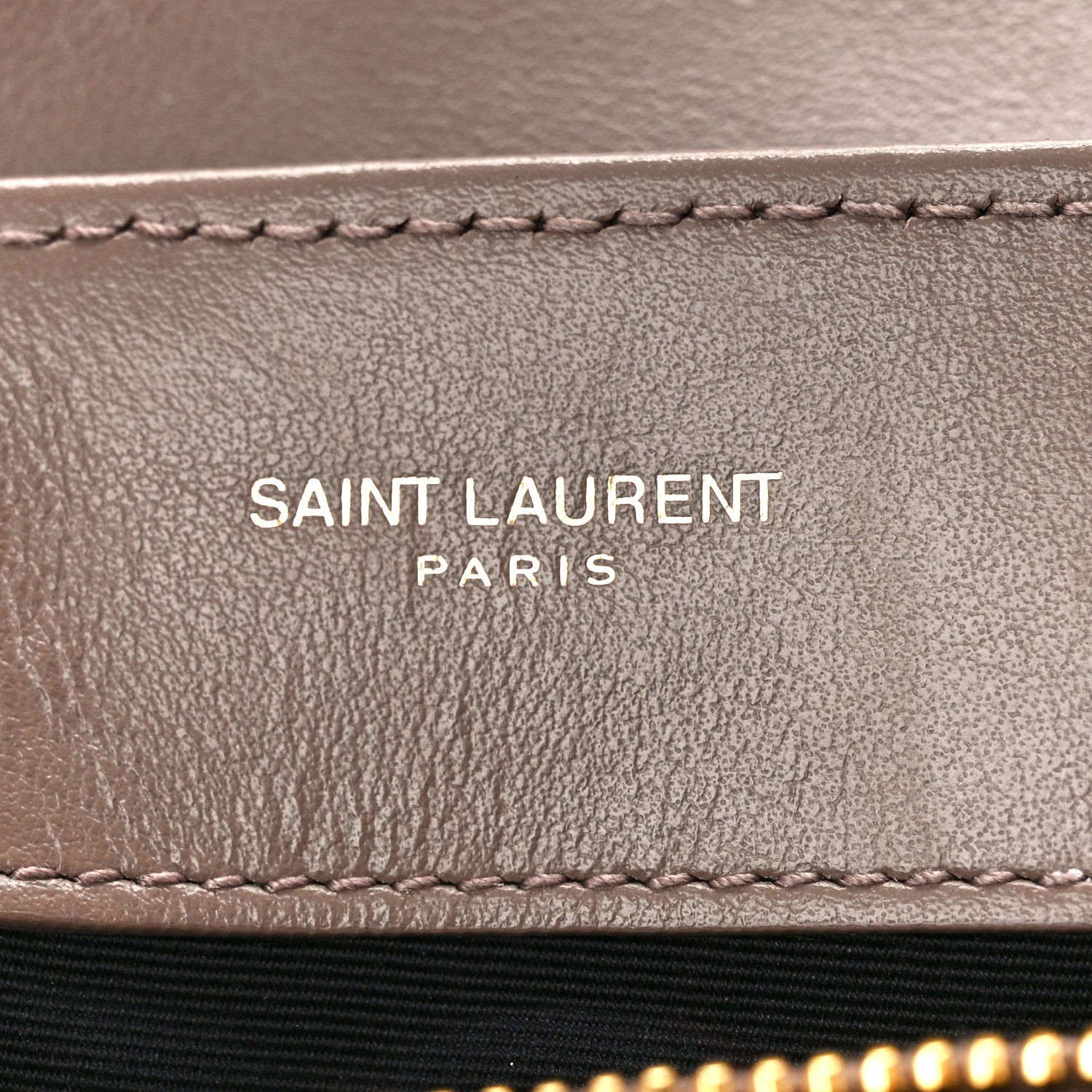 Saint Laurent Calfskin Y Quilted Monogram Small Loulou Chain Satchel Taupe 6 of 11