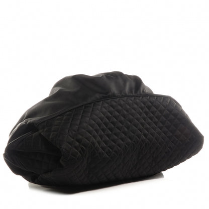 Chanel Satin Melrose Hobo Black 4 of 7