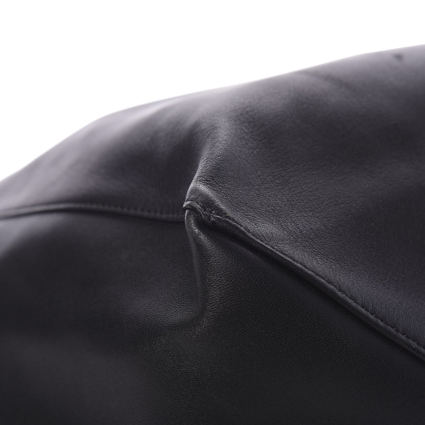 Lambskin Horizontal Cabas Black