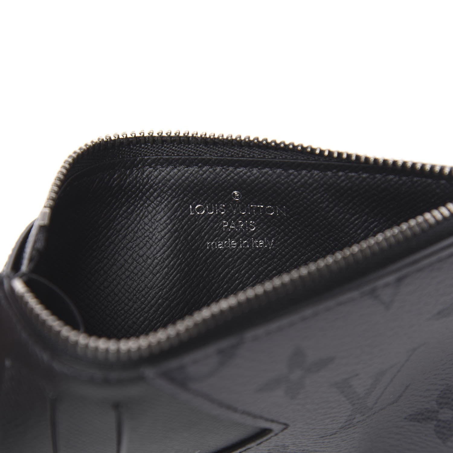 Louis Vuitton Reverse Monogram Eclipse Taiga Coin Card Holder 5 of 5