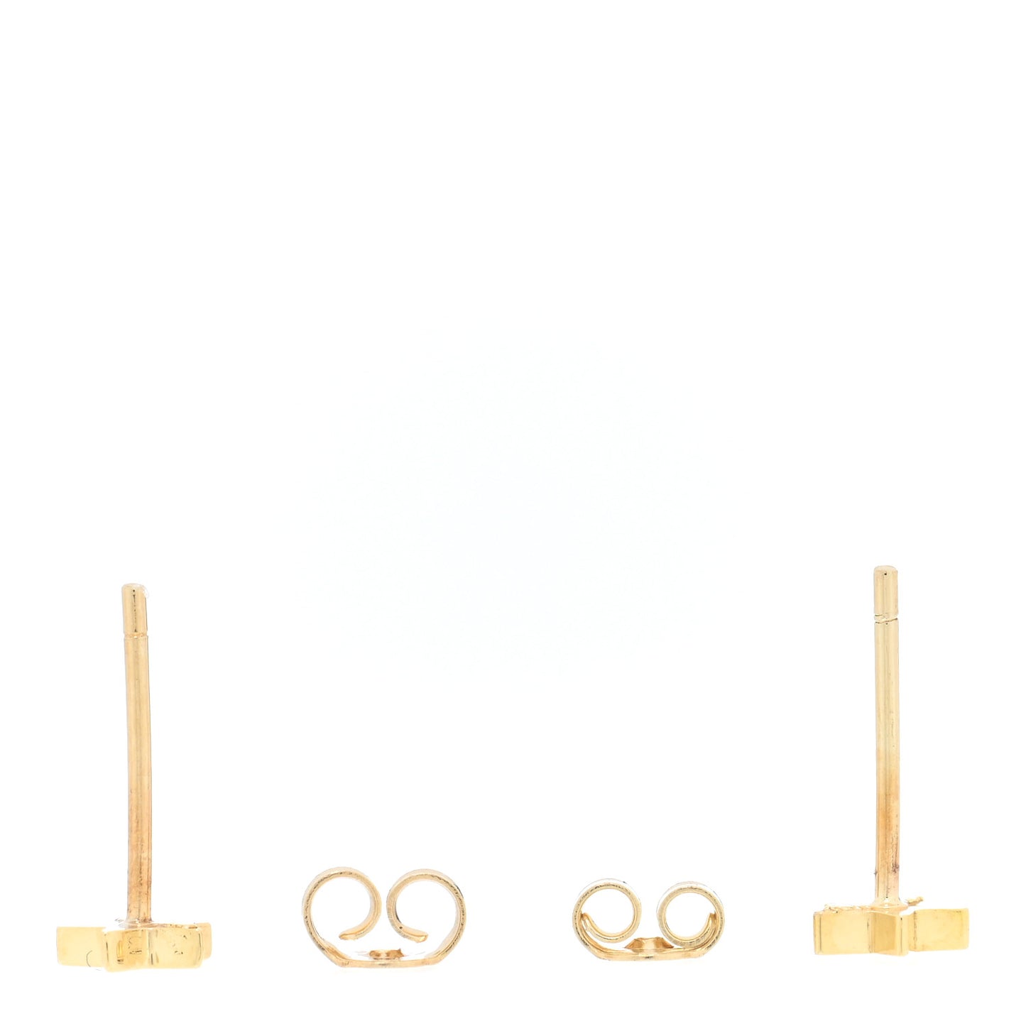 18K Yellow Gold Mini Star Stud Earrings