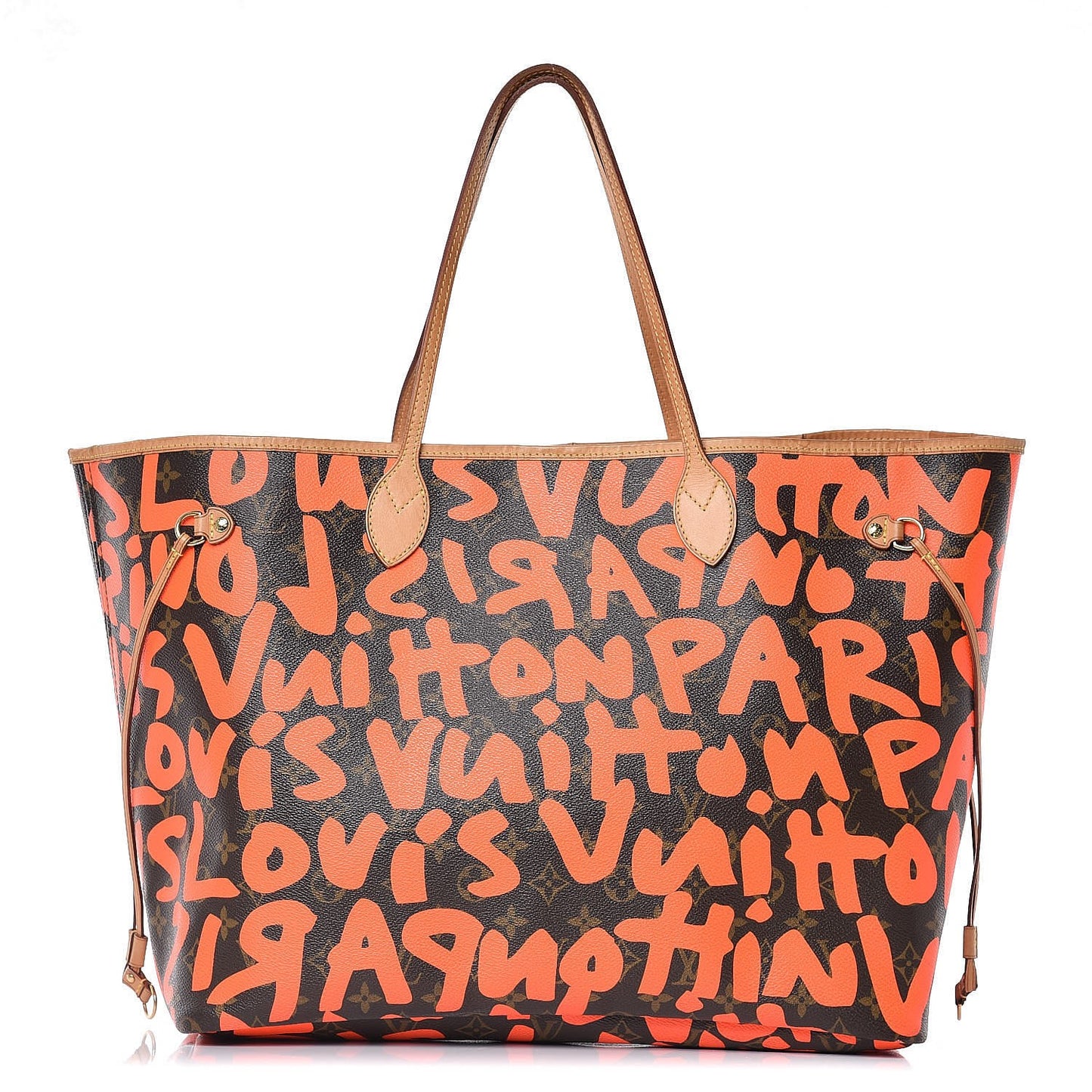 Monogram Graffiti Neverfull GM Orange