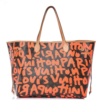 Louis Vuitton Monogram Graffiti Neverfull GM Orange 1 of 9