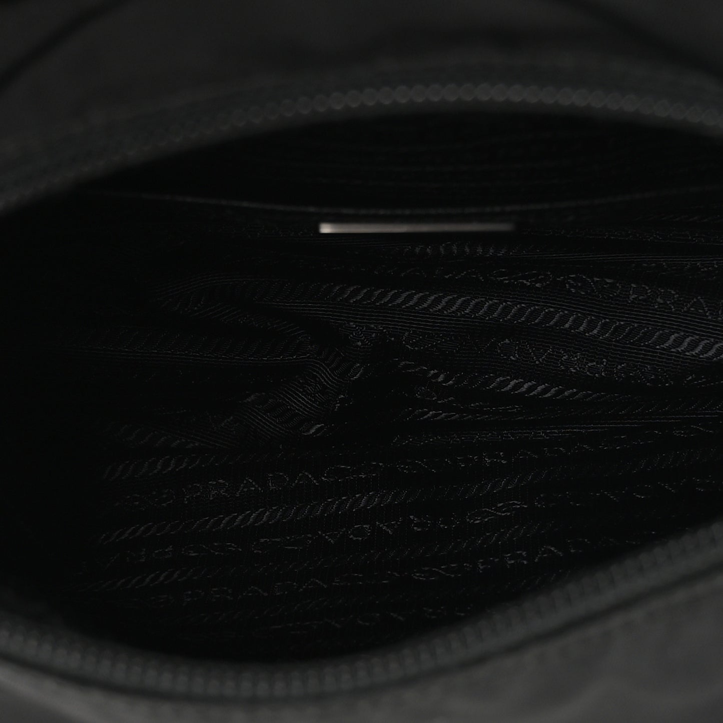 Nylon New Vela Studded Messenger Bag Black