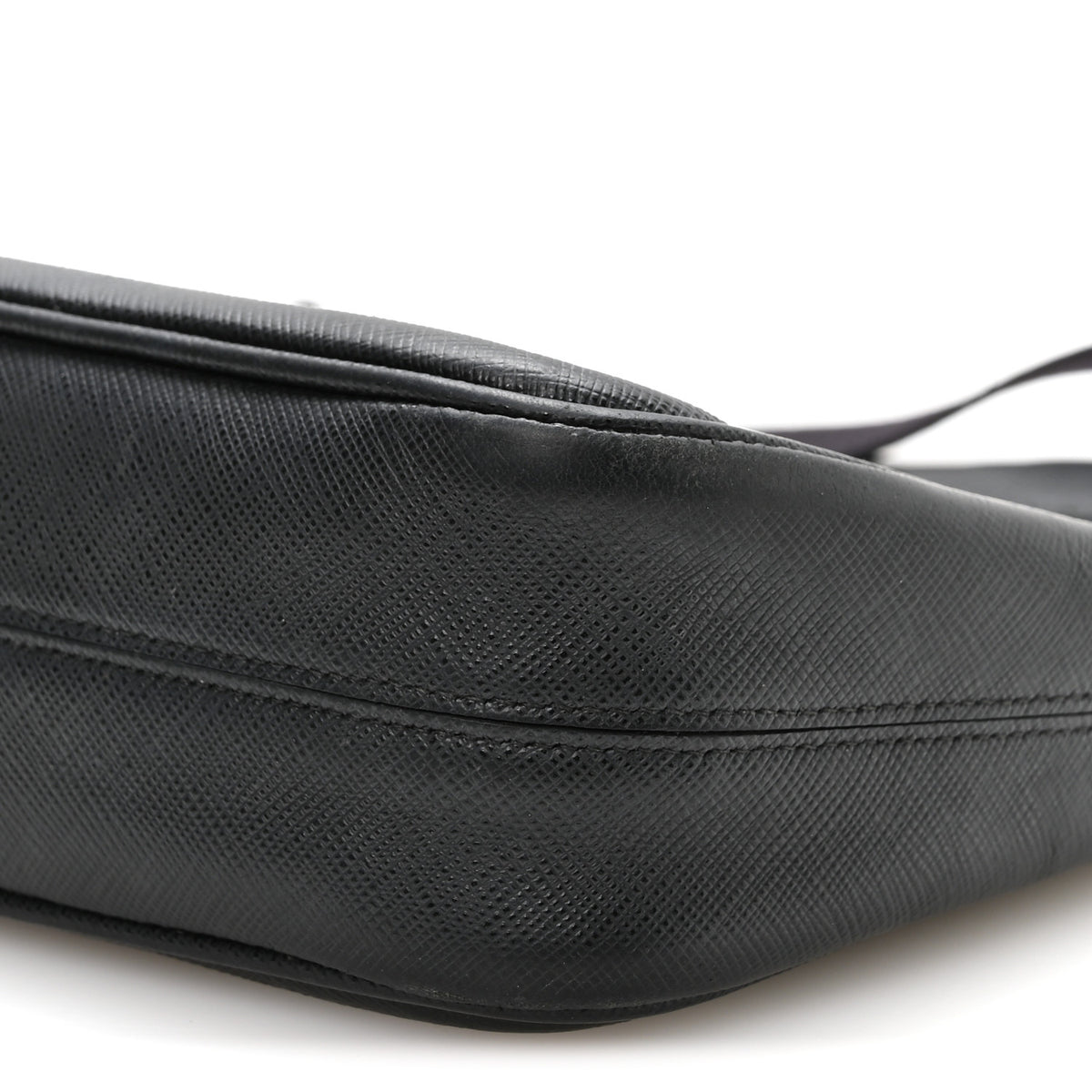Prada Saffiano Lux Re-Edition 2005 Shoulder Bag Black 12 of 14