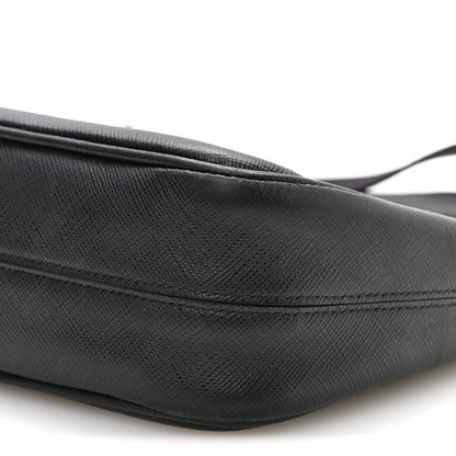 Prada Saffiano Lux Re-Edition 2005 Shoulder Bag Black 12 of 14
