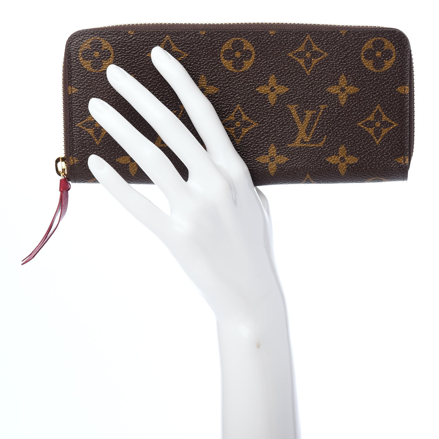 Louis Vuitton Monogram Clemence Wallet Fuchsia 2 of 9