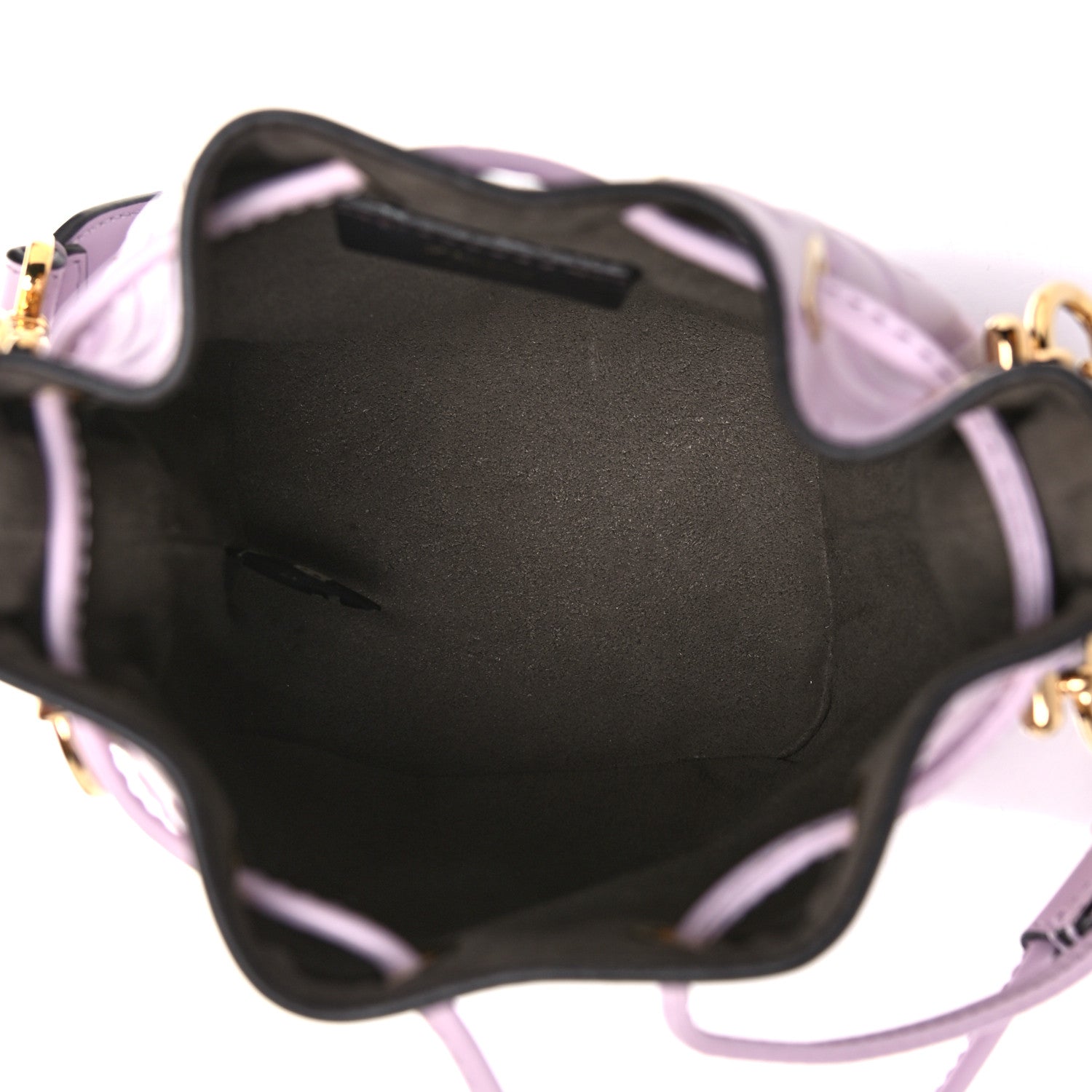 Fendi Vitello Termosport F is Fendi FF 1974 Embossed Mini Mon Tresor Bucket Bag Anemone 5 of 13