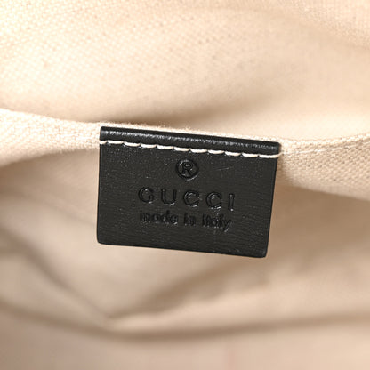 Gucci Boarded Plutone Calfskin Bi-Color Mini Horsebit 1955 Top Handle Bag Mystic White Black 6 of 10