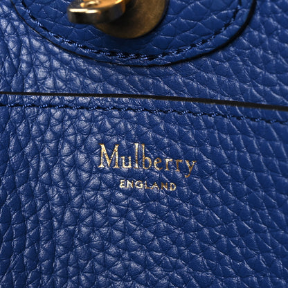 Mulberry Heavy Grain Bayswater North South Tote Pigment Blue 6 of 9