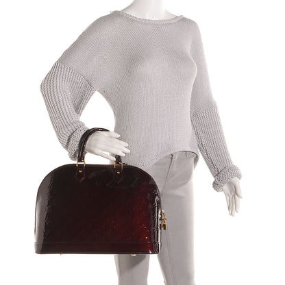 Louis Vuitton Vernis Alma GM Amarante 2 of 6