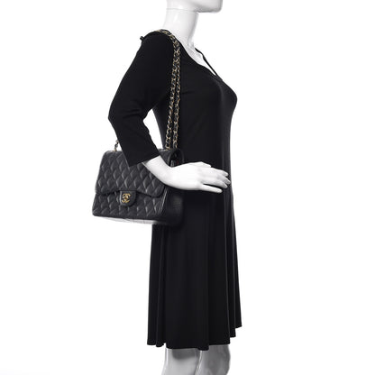 Chanel Caviar Quilted Jumbo Double Flap Black 3 of 14