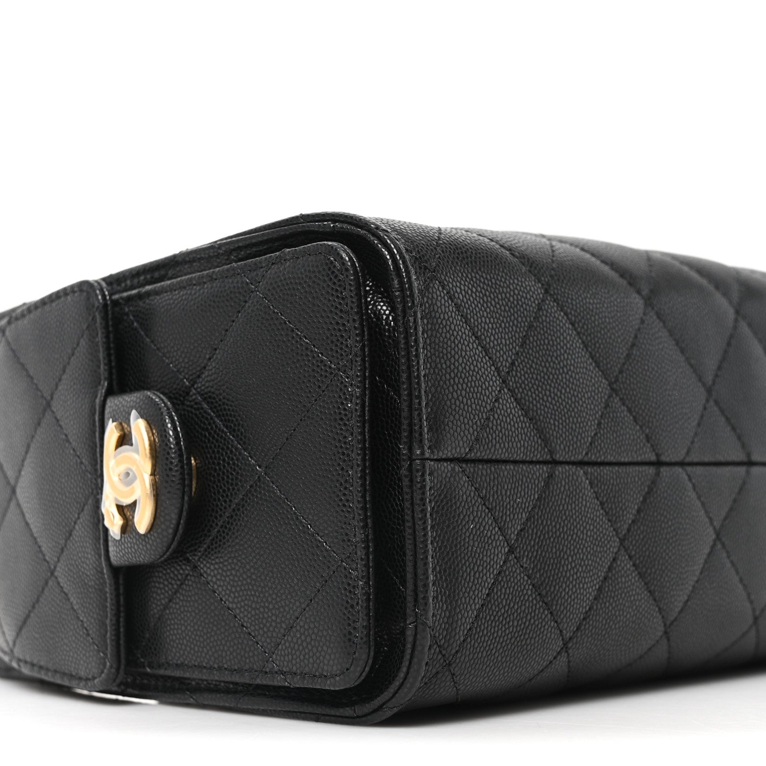 Chanel Caviar Quilted Mini Chanel 25 Handbag Black 9 of 11