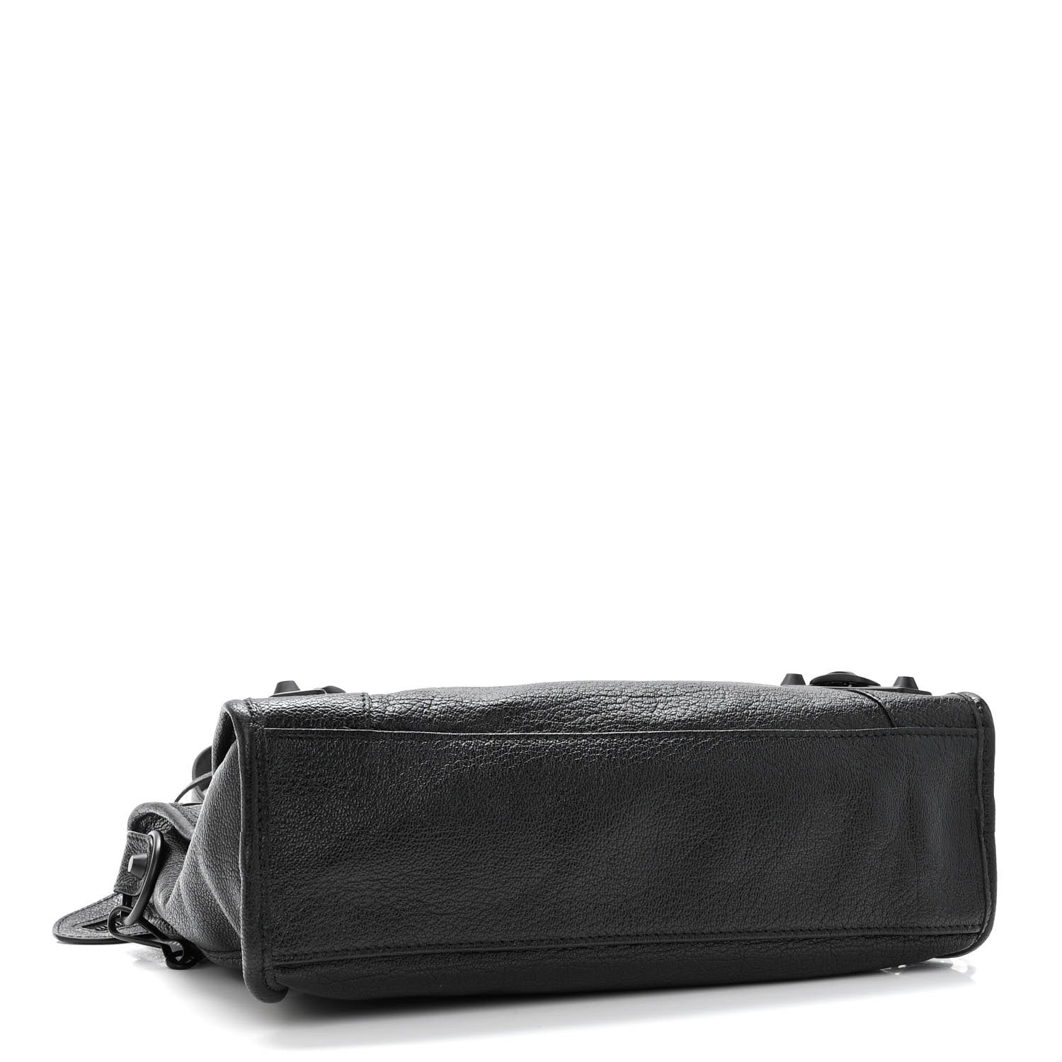 Balenciaga Chevre Black Metallic Edge Hardware S City Black 4 of 9