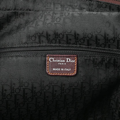 Christian Dior Suede Gaucho Double Saddle Bag Burgundy 6 of 10