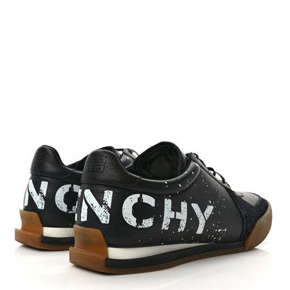 Givenchy Calfskin Mens Set 3 Logo Tennis Sneakers 41 Black White 4 of 12