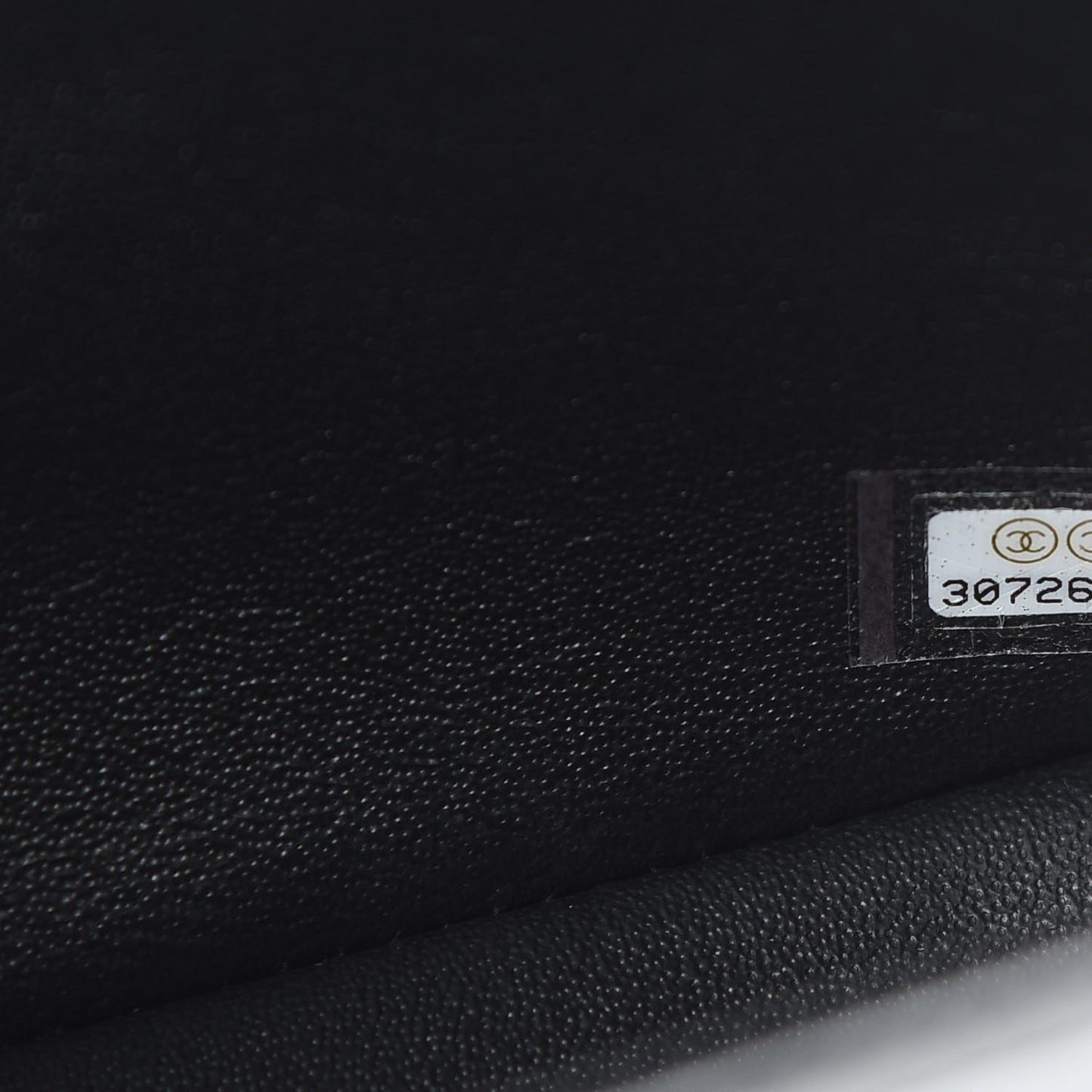Lambskin Quilted Mini Rectangular Flap Black