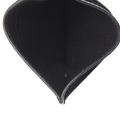 Alexander McQueen Calfskin Dancing Skeleton Card Holder Black 5 of 8
