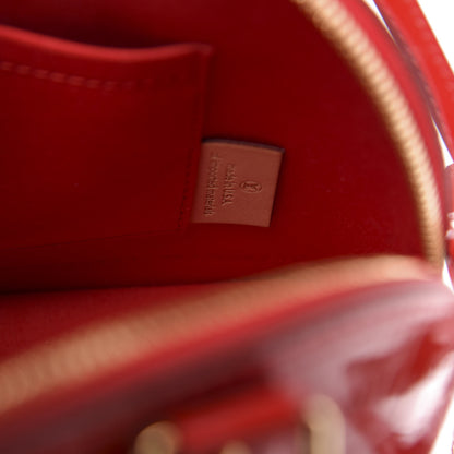 Louis Vuitton Vernis Alma BB Cherry 10 of 12