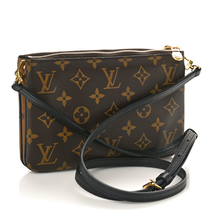 Louis Vuitton Reverse Monogram Giant Double Zip Pochette 2 of 8