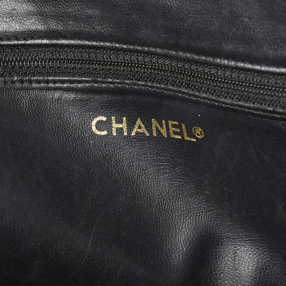 Chanel Lambskin Quilted Shoulder Bag Black 6 of 9