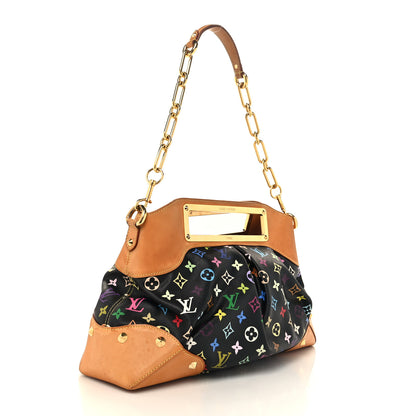 Louis Vuitton Monogram Multicolor Judy GM Black 2 of 12