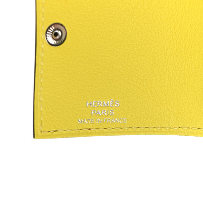 Hermes Evercolor Swift Verso Ulysse Nano Bag Charm Chai Lime 4 of 6